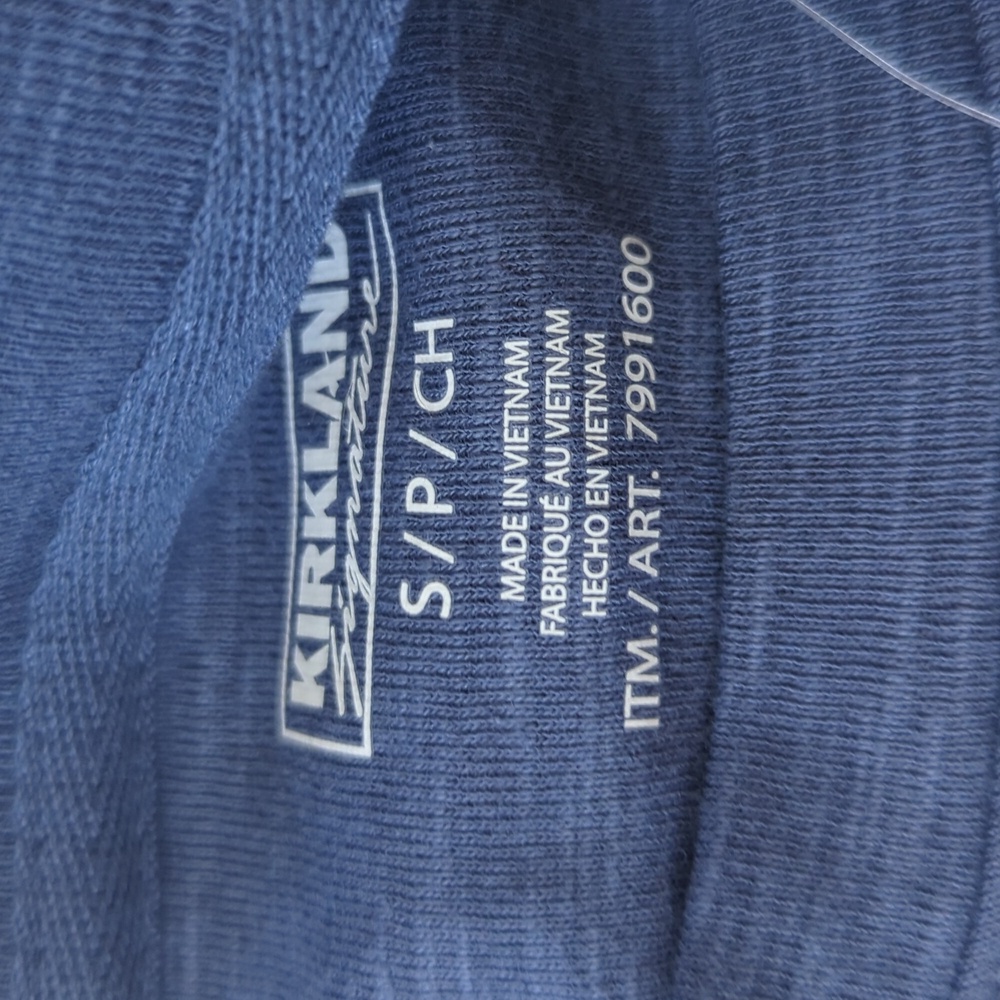 S: Kirkland signature 3/4 sleeve cotton slub t-shirt ladies - Picture 5 of 7